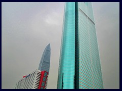 Shun Hing Square (384m to the spires, 325 to the floor) in Luohu was Asia's tallest building when completed in 1996. Now it is only 3rd tallest in Shenzhen (KK100, 2nd tallest is in the background). It is also called Di Wang Commercial Building has 69 floors and a high observation deck that we visited. It was designed by K.Y. Cheung Design Associates and is China's tallest steel skyscraper. A 5-storey mall and a 35-storey annex are included in the complex. It is situated along Shennan East Road.